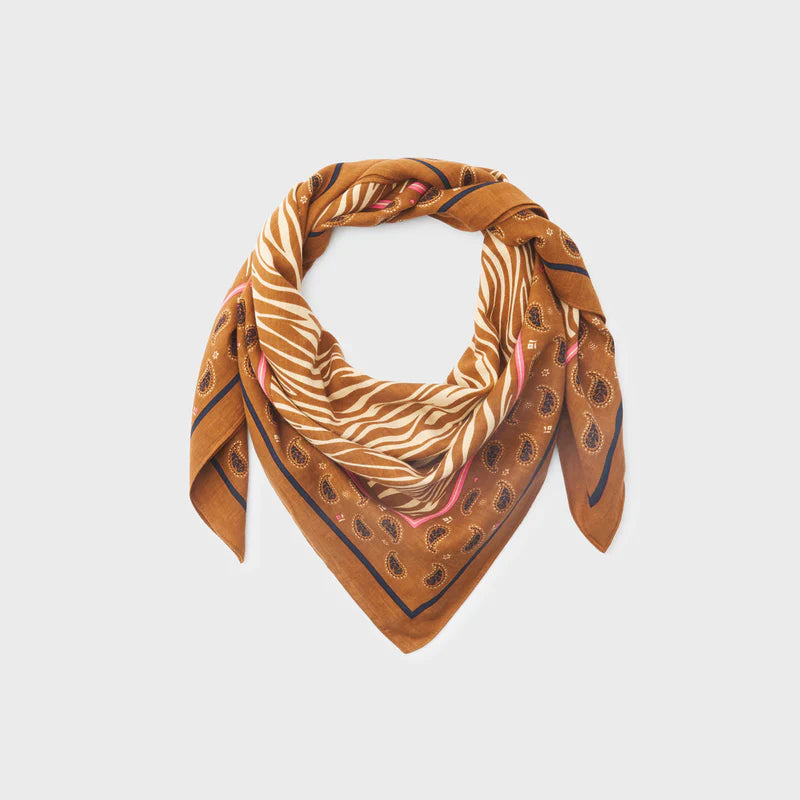 Foulard 100% coton biologique - Ambre