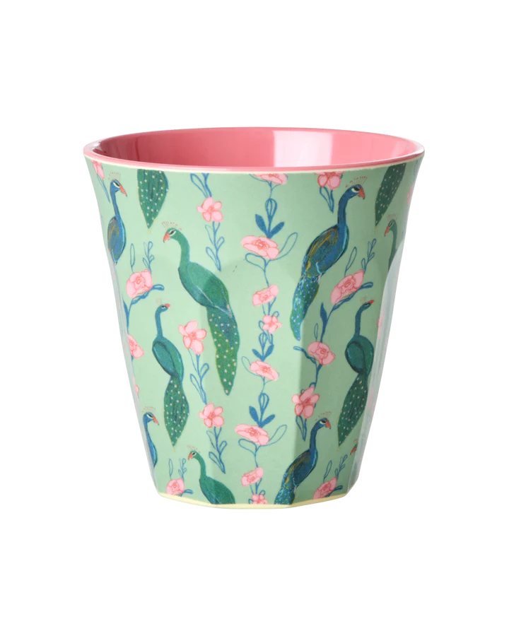 Gobelet et Mélamine - Peacock Power