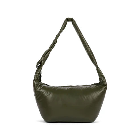 Grande Besace Bandoulière Bronze green