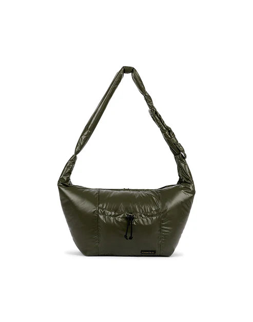 Grande Besace Bandoulière Bronze green