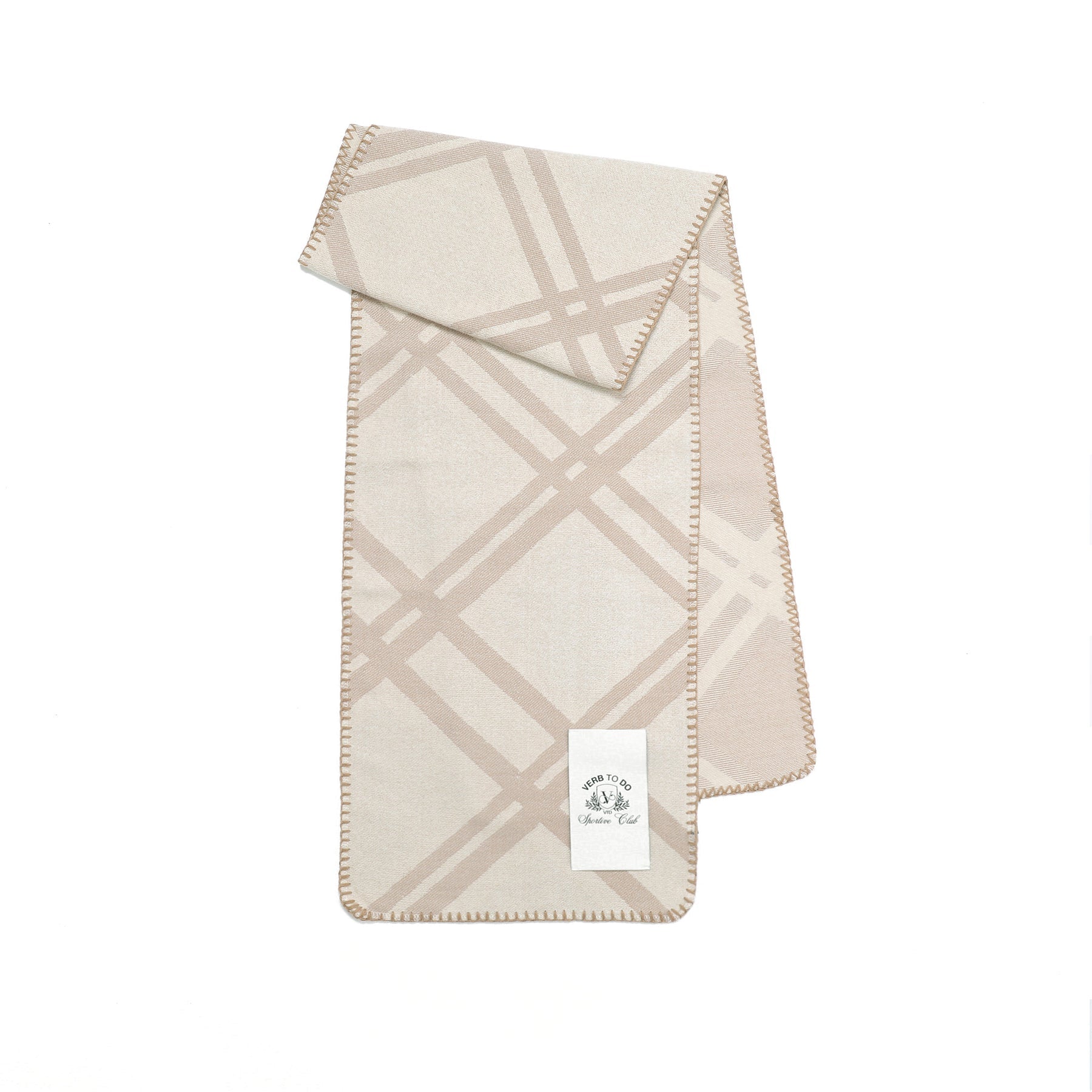 Grande Echarpe - Beige Sporty Scarf