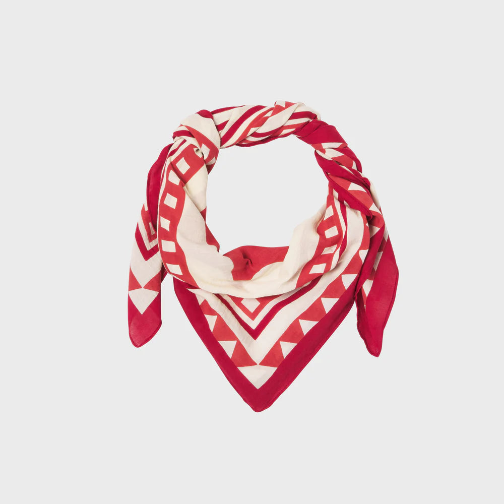 Paola 100% Organic Cotton Scarf - Ecru