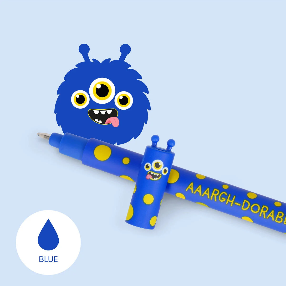 Legami Uitwisbare Gelpenvullingen – Set Van 3 – Thermogevoelige Blauwe Inkt – 0,7 Mm Punt – 13 Cm Hoog – Voor Foutloos Schrijven