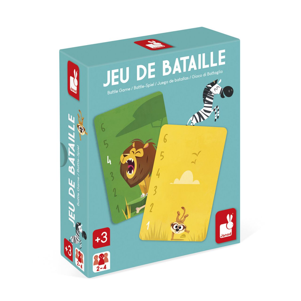 Jeu de Bataille - Animaux de la Savane