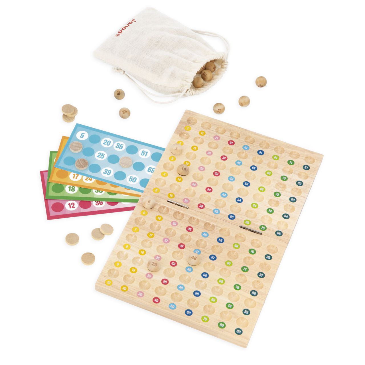 Jeu de Bingo en bois