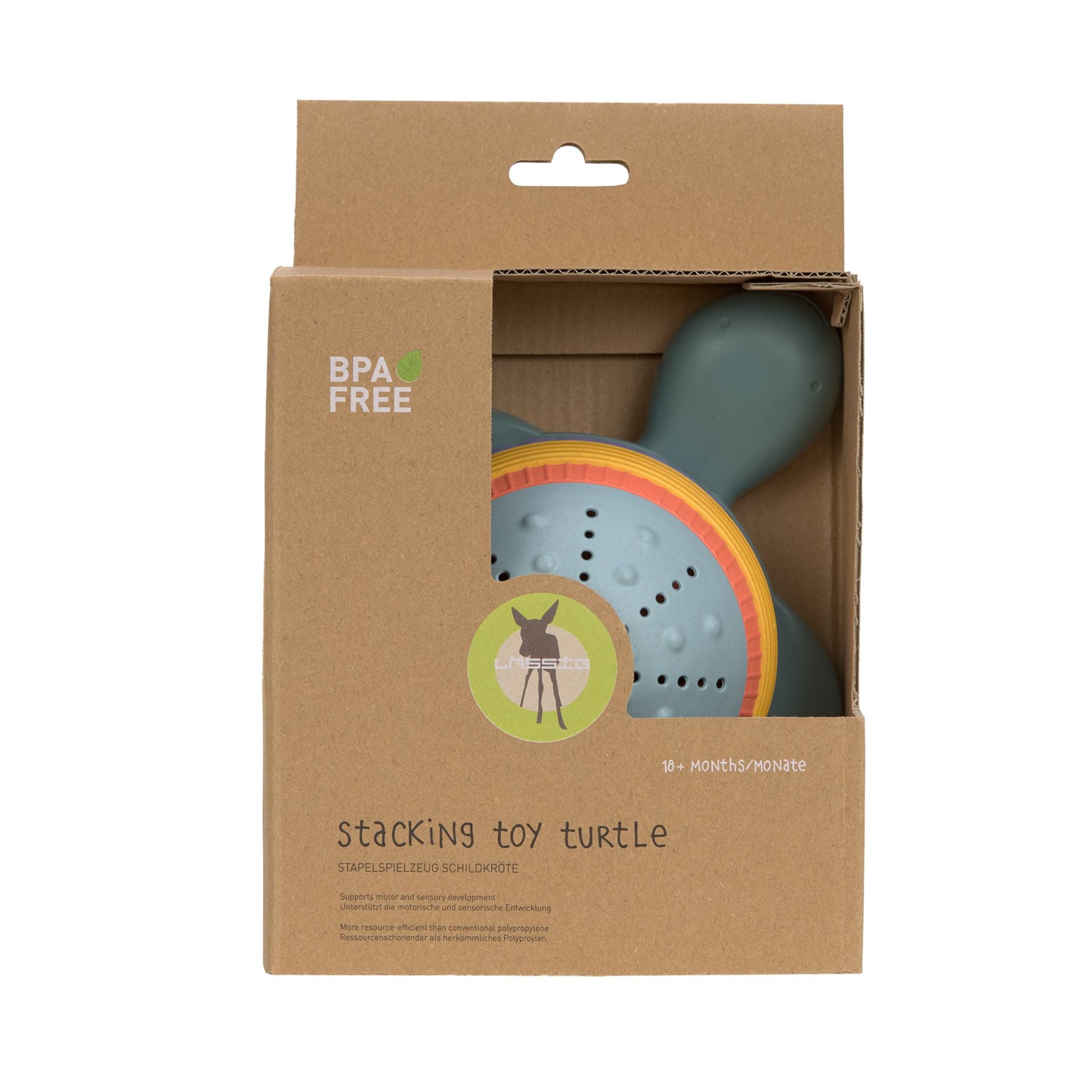 Jouet à empiler - Tortue verte