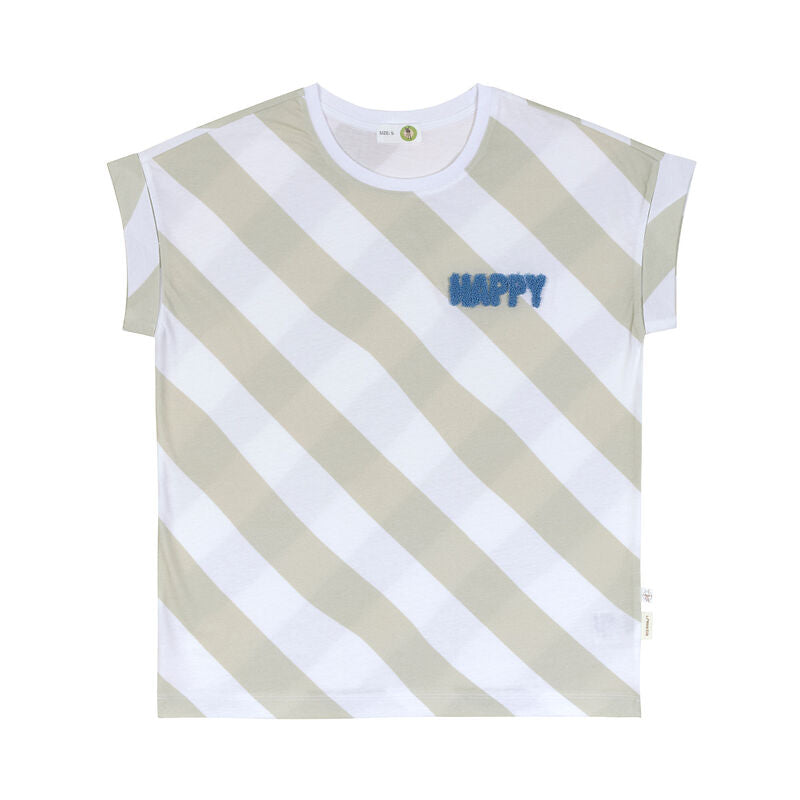 T-Shirt Happy Milk / Kaki