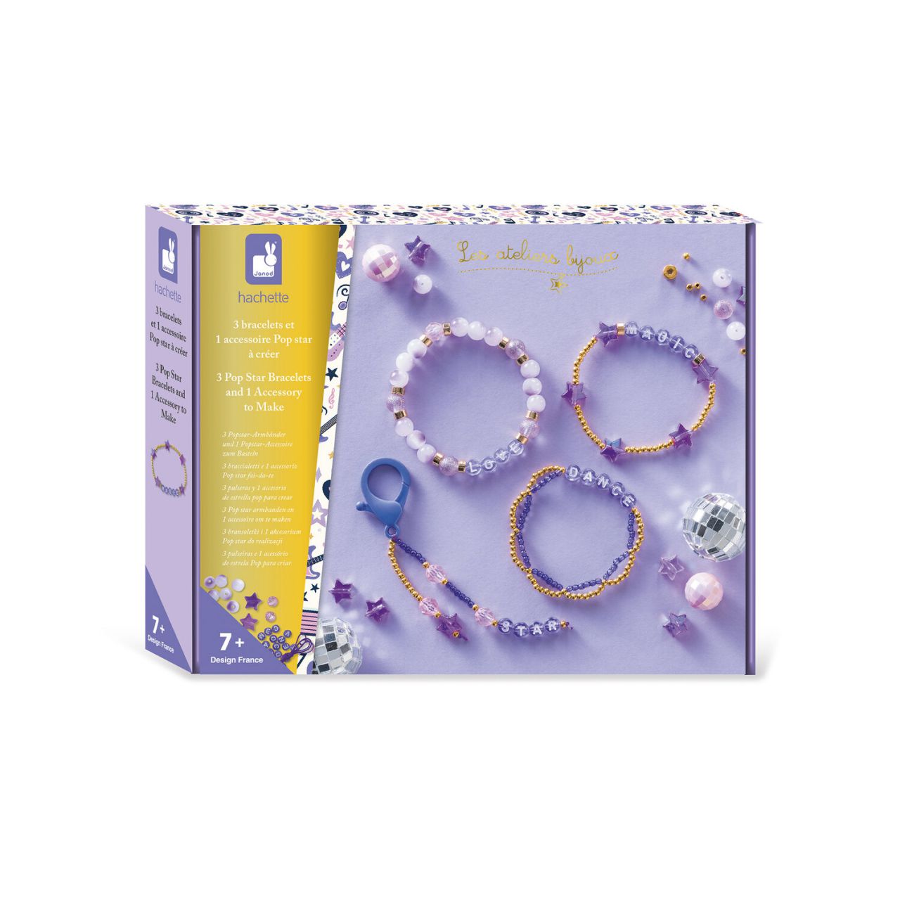 Kit Créatif - 4 Bracelets et Accessoires Pop Star à Créer