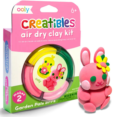 Zelfhardende, creatieve lucht drogende kleiset - Garden Friends