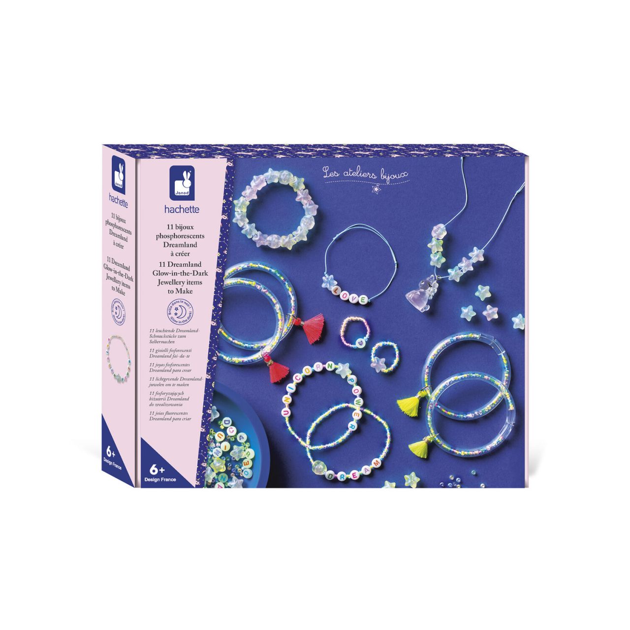 Kit créatif - 11 bijoux phosphorescents à créer