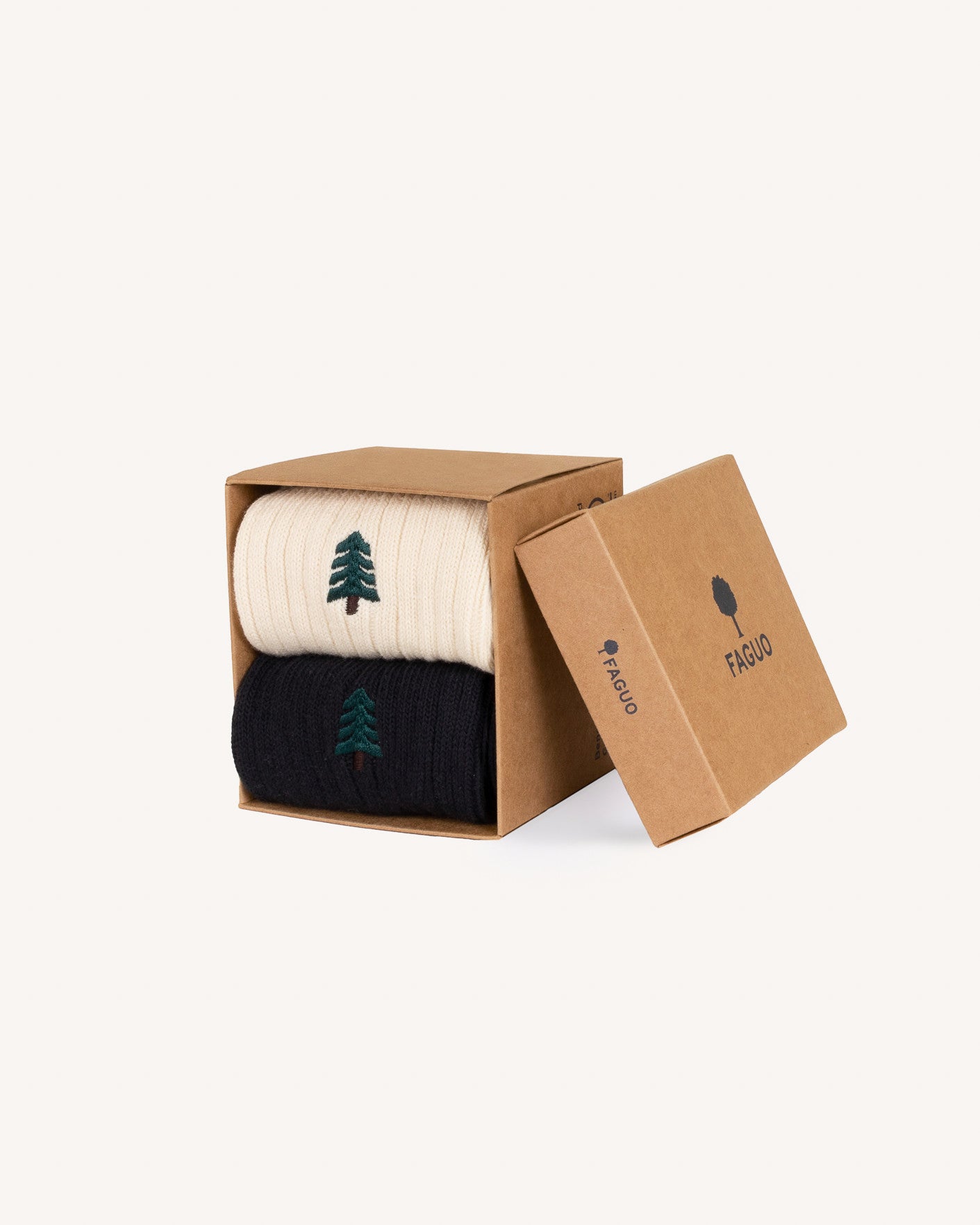 Lot de 2 paires de chaussettes bleu marine & grises coton