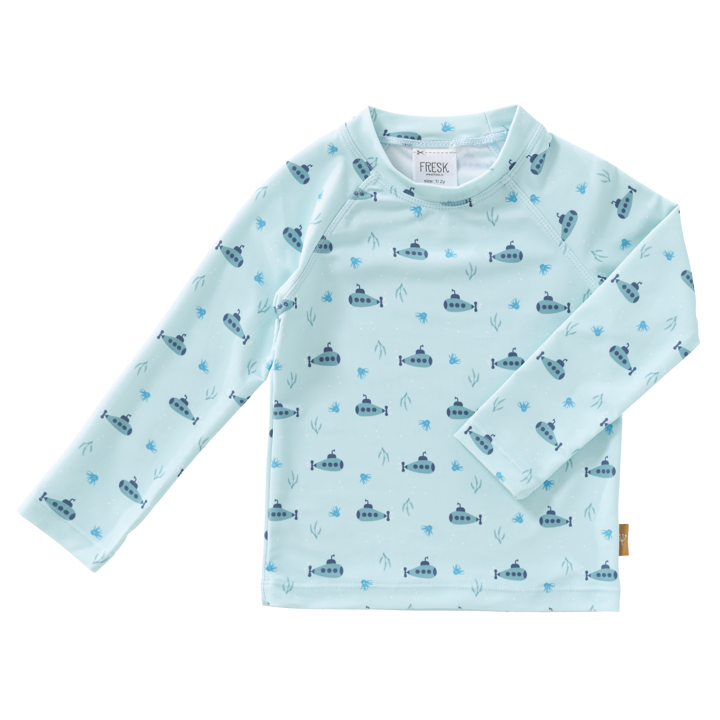 T-shirt de bain à longues manches anti-UV - Submarine