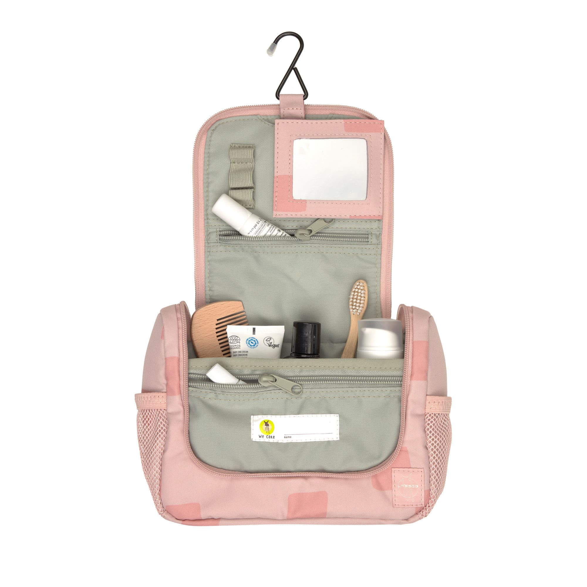 Mini trousse de toilette Pattern Party Rose