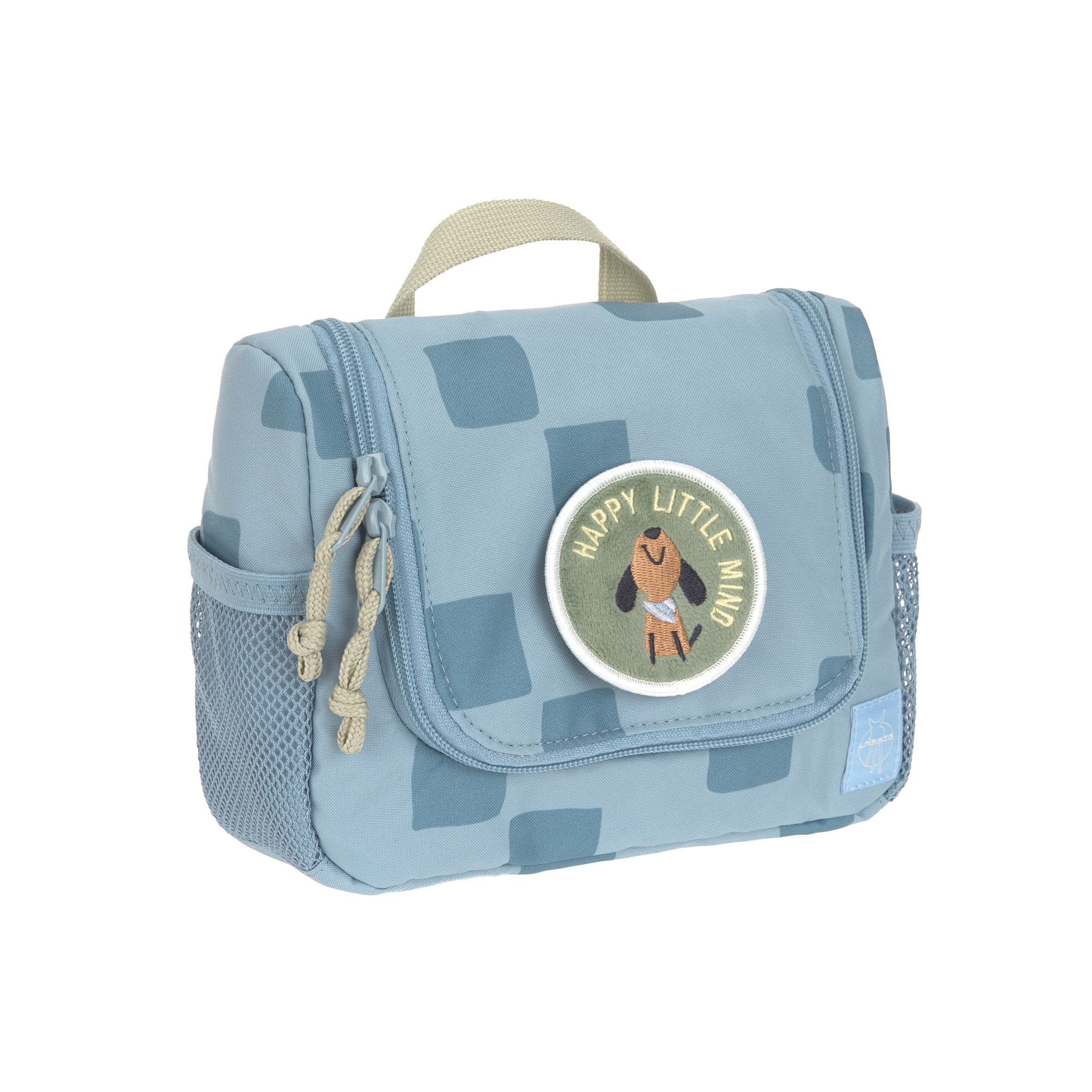 Mini trousse de toilette Pattern Party bleu