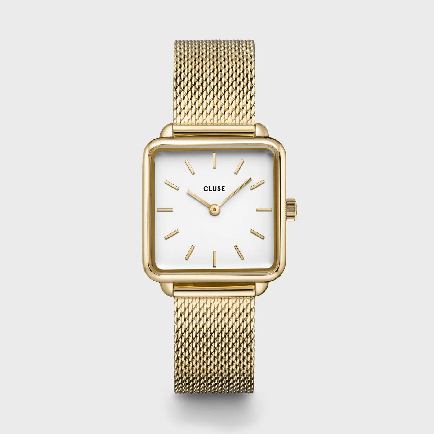 Montre La Tétragone Mesh - White - Gold Colour
