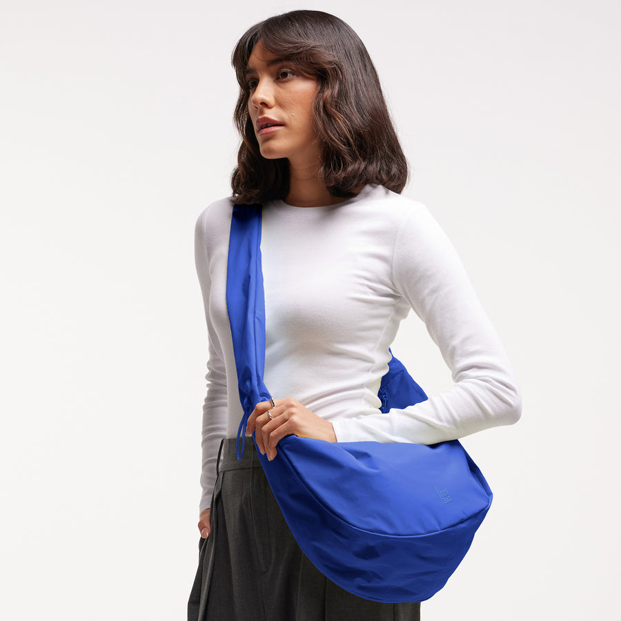 Maantas met ruches - Kobaltblauw