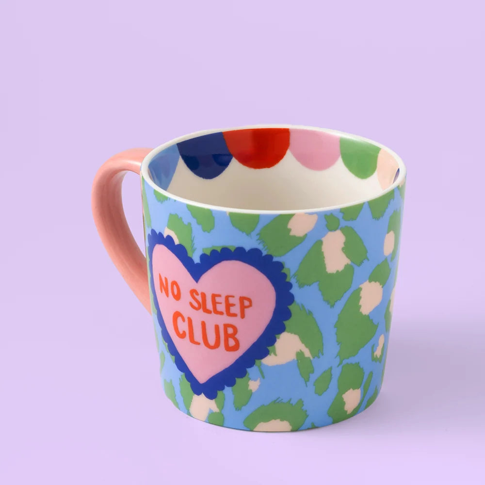 Mug No Sleep Club Green Leopard