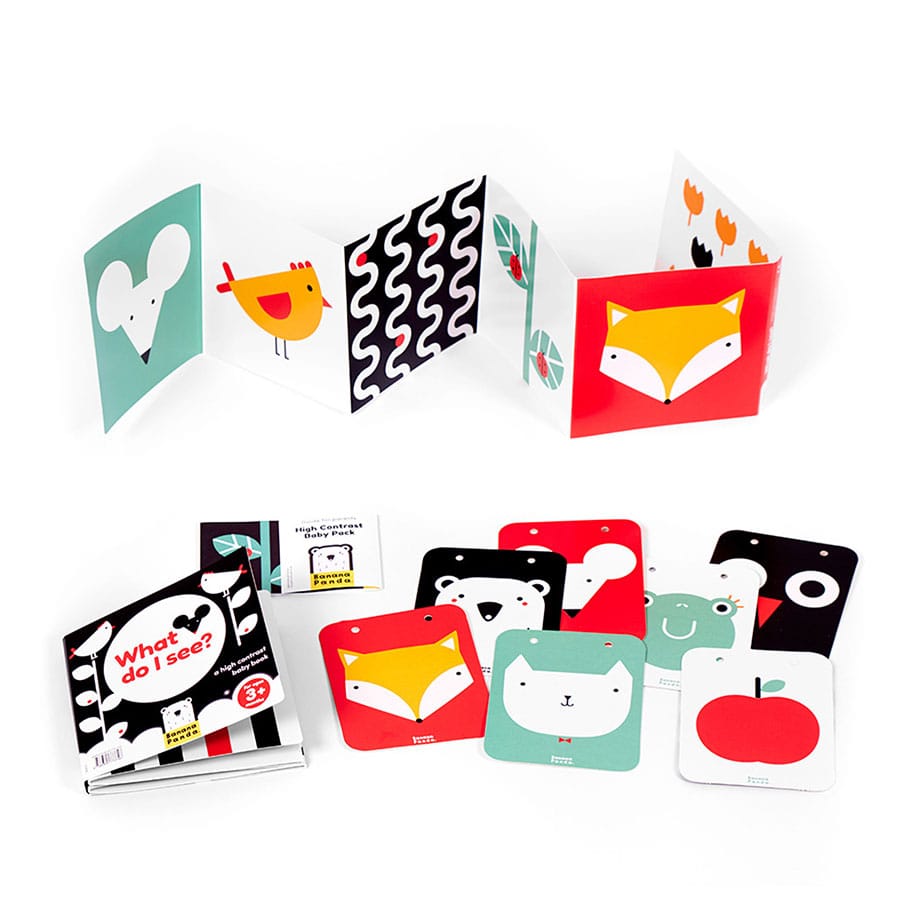 Pack de Cartes Contrastées -  0+/3m+/6m+