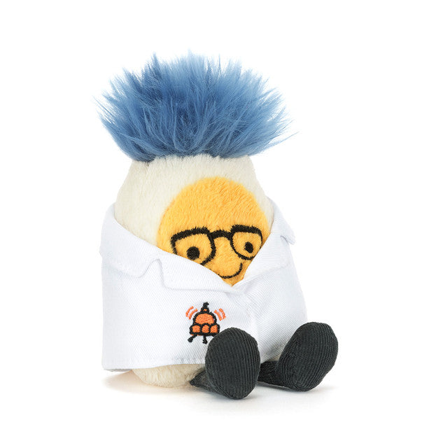 Peluche Amuseables Boiled Egg Scientist Outfit