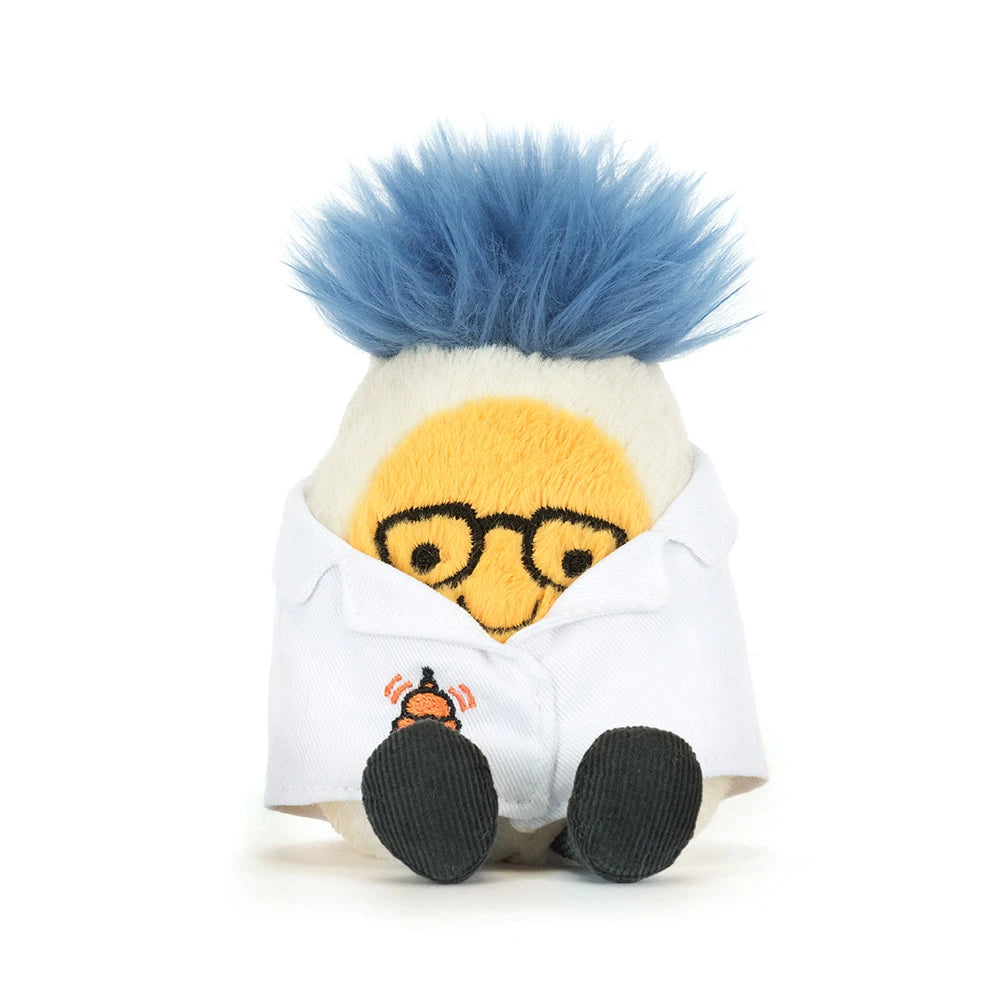 Peluche Amuseables Boiled Egg Scientist Outfit