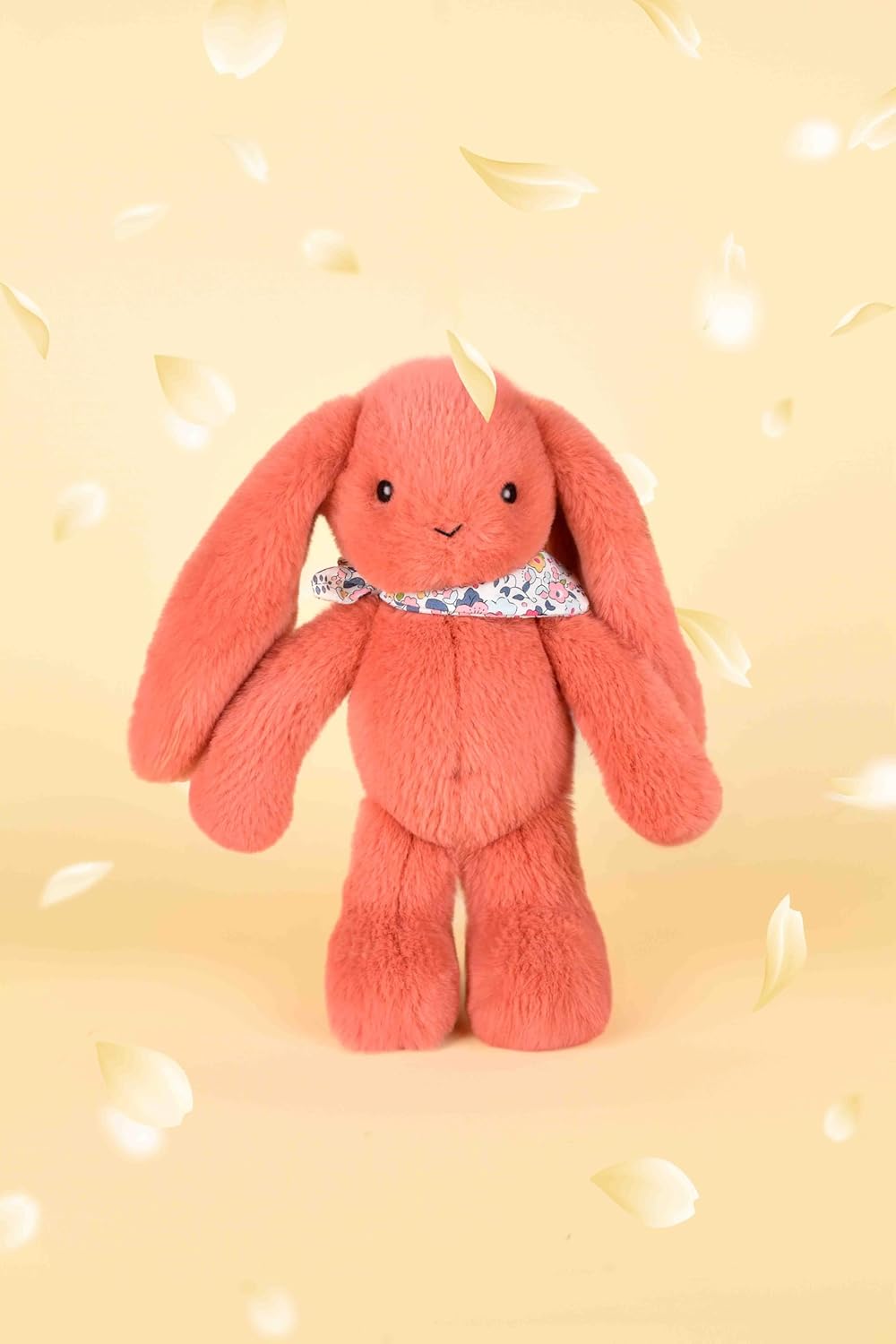 Peluche Lapin Fleurette Terracotta
