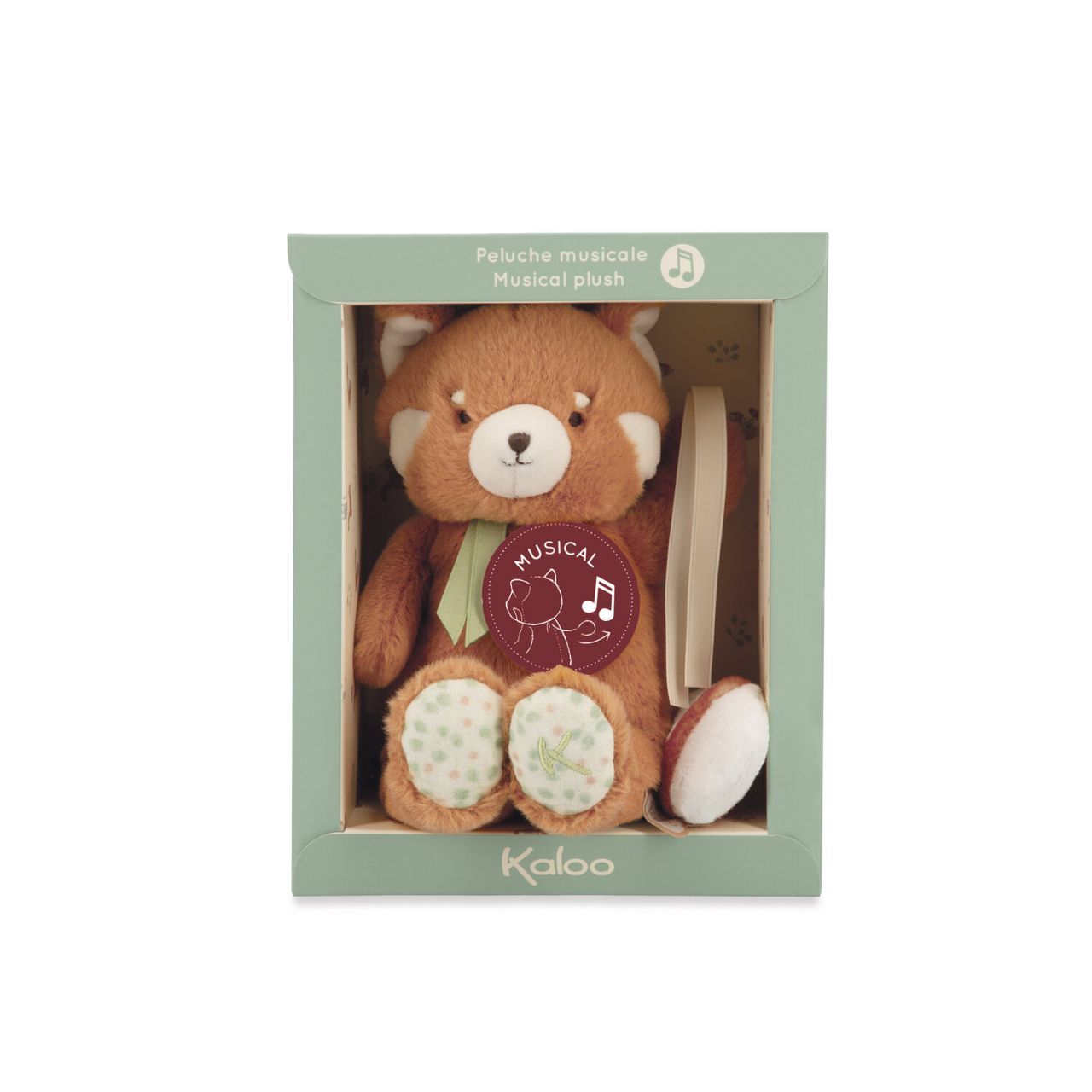 Peluche Musicale Panda Roux