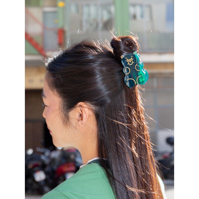 Hair Claw - Gummy Green