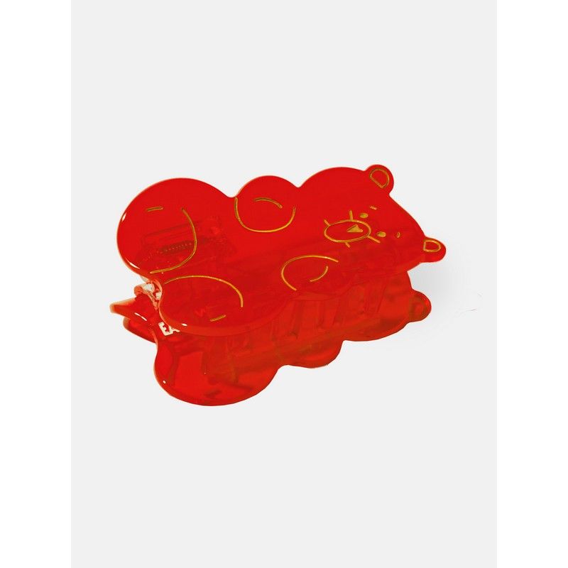 Hair Clip - Gummy Red