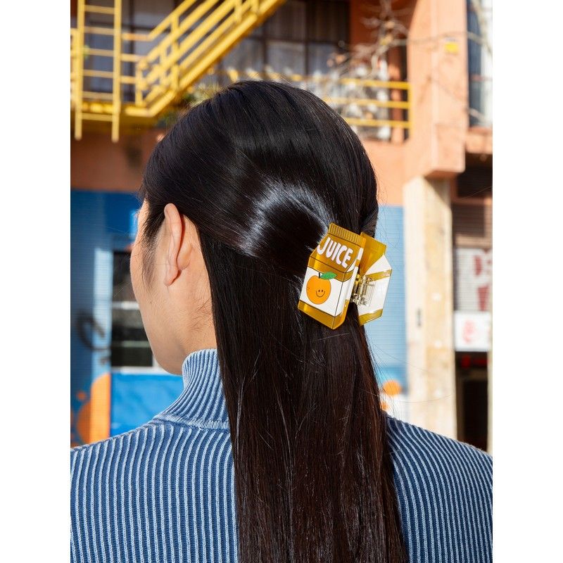 Hair Clip - Orange Juice