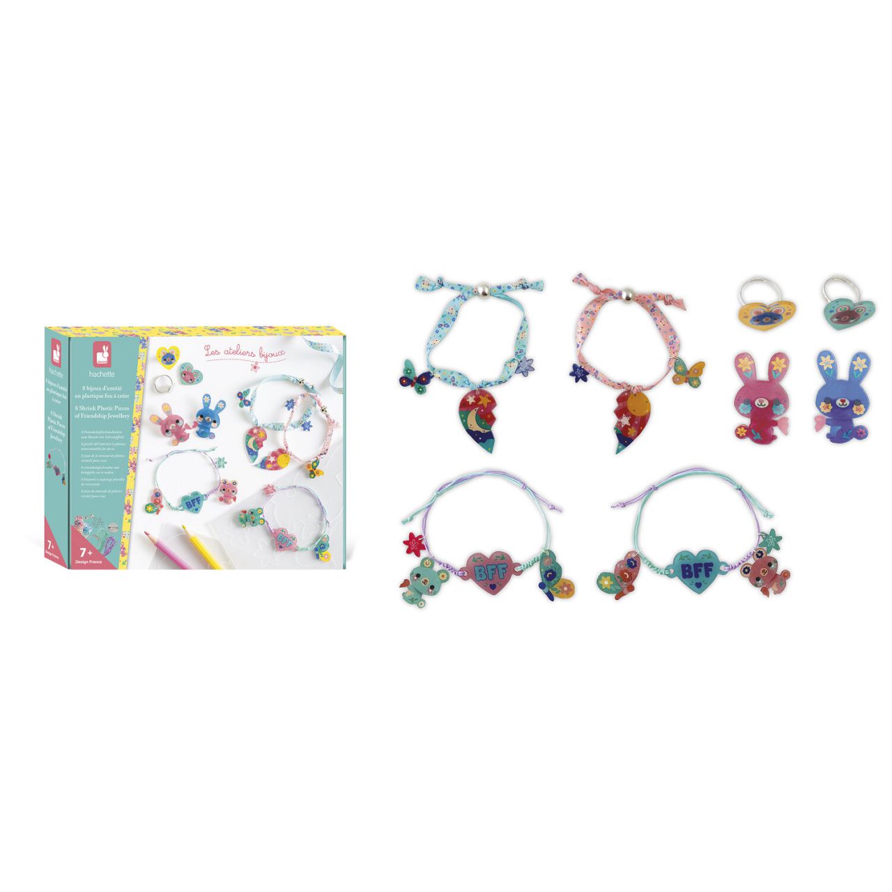 Plastique Fou à Créer – 8 bijoux d’amitié