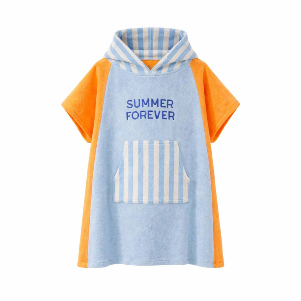Poncho Eponge Summer Forever - Bleu