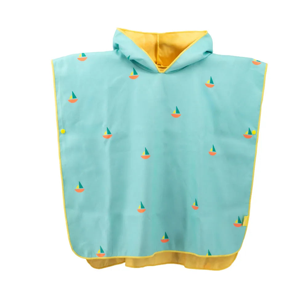 Poncho de plage Bleu banane