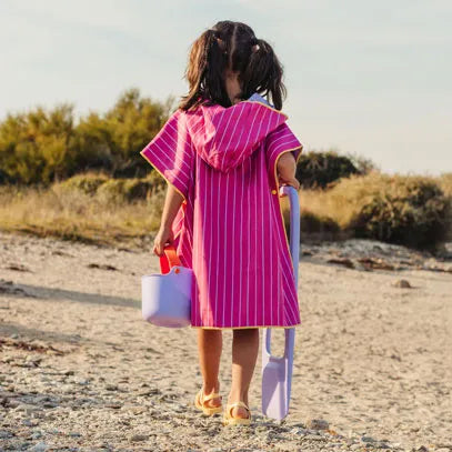 Poncho de plage Bordeaux