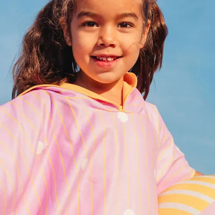 Poncho de plage Rose banane
