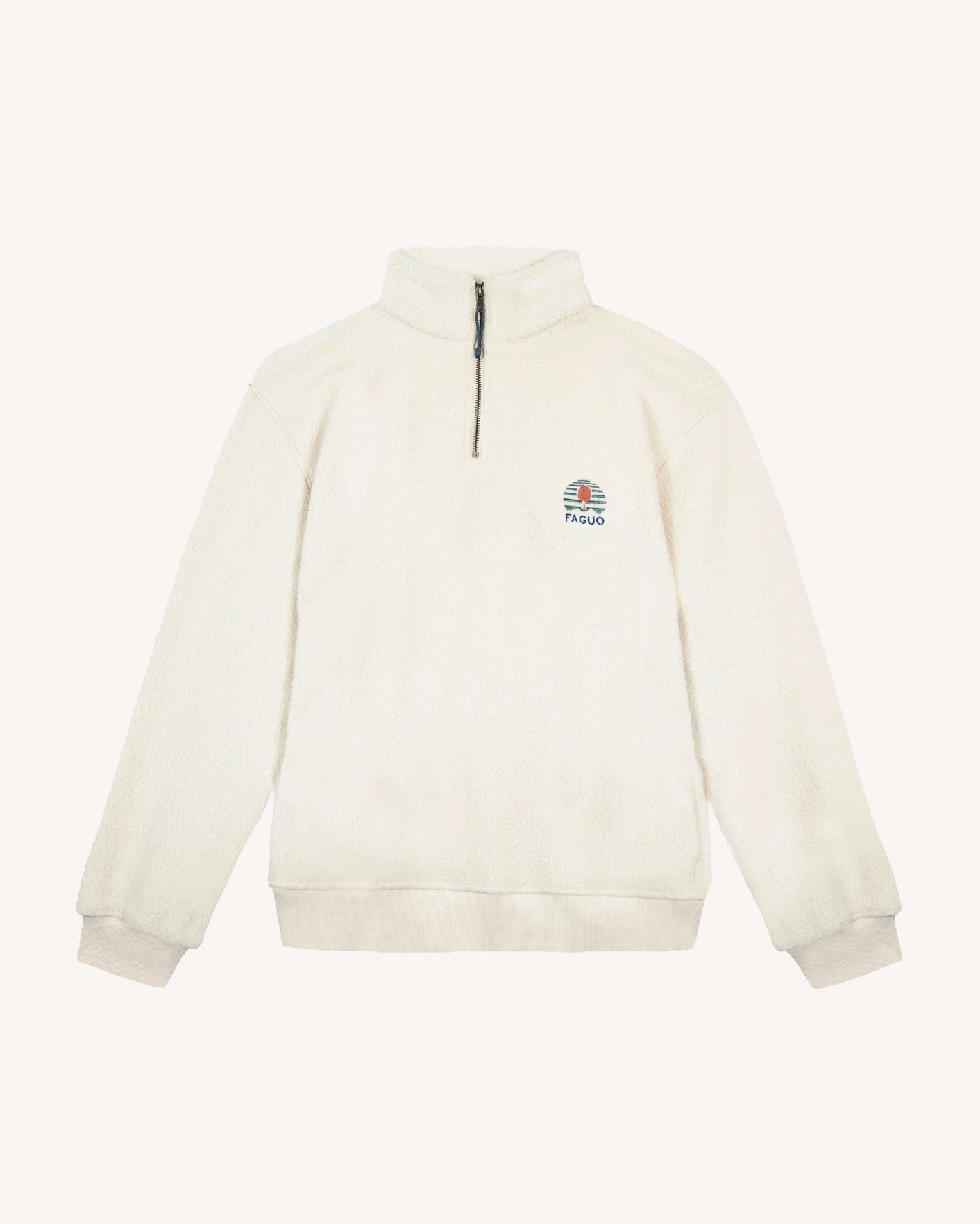 Aubiac Cream Fleece Sweater