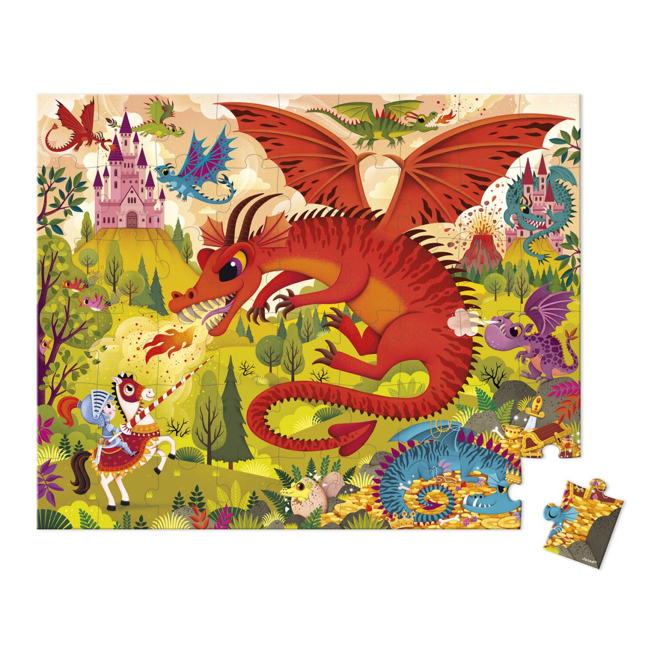 Puzzel Drakenrijk - 54 stukjes