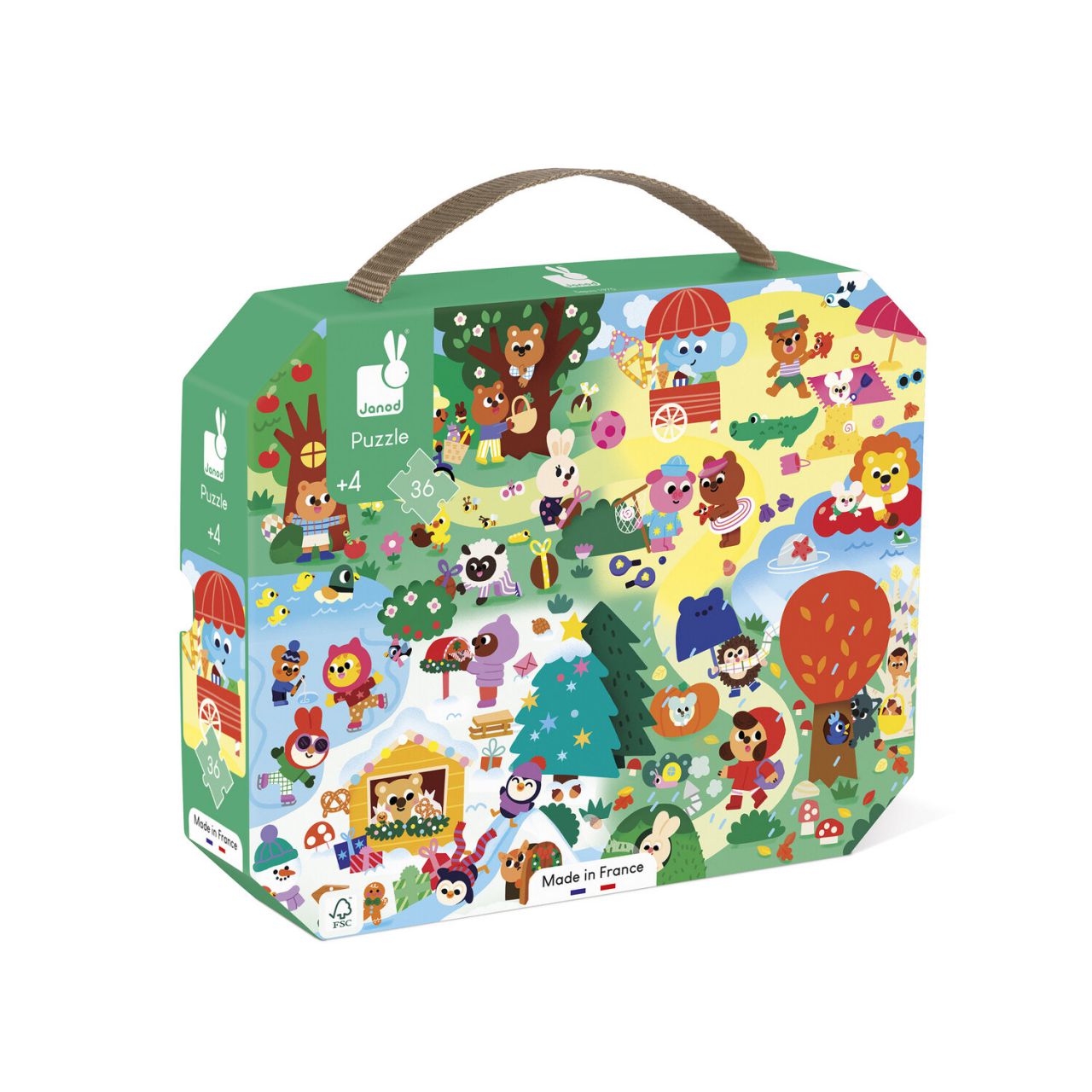 De Vier Seizoenen Puzzel - 36 stukjes