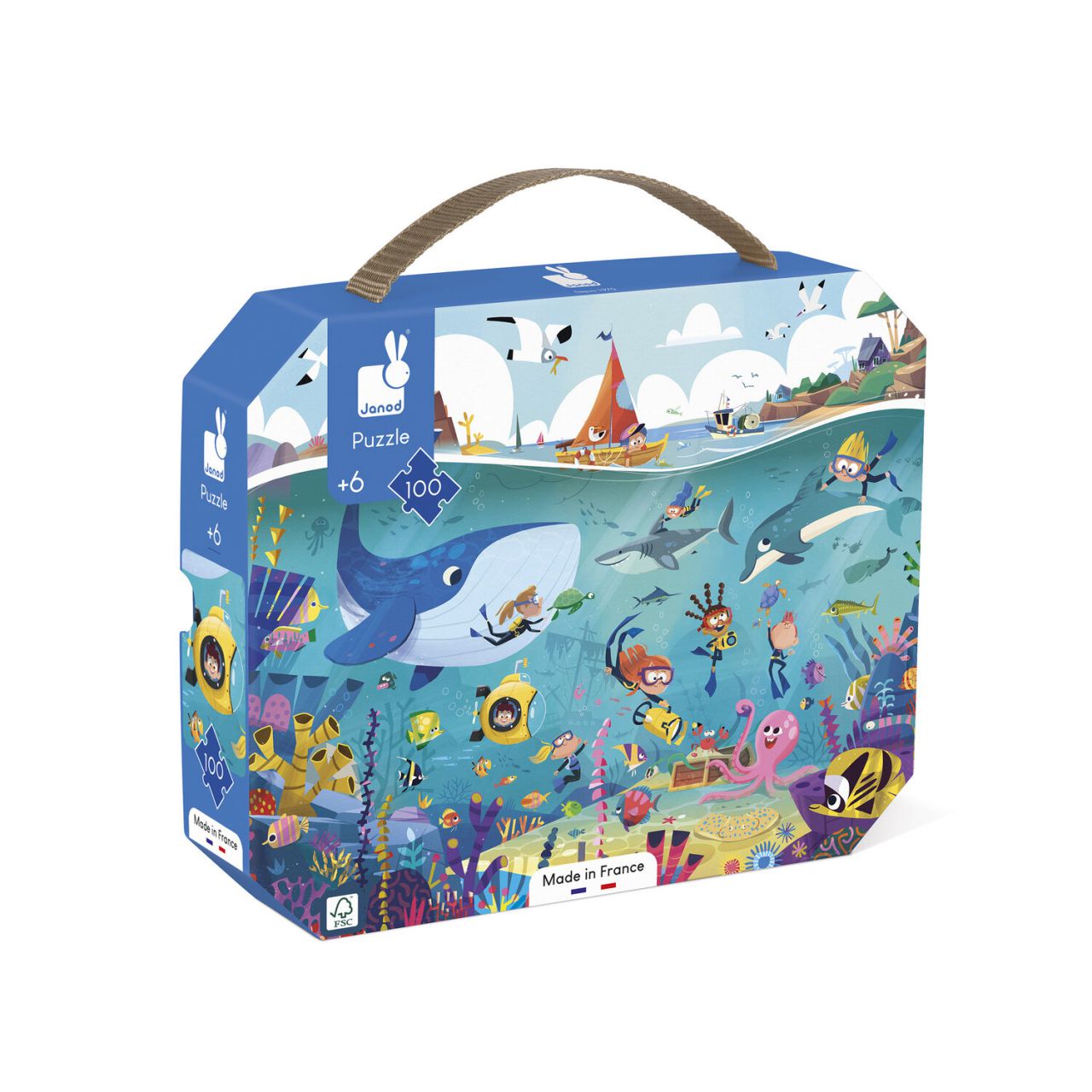 Puzzle les Fonds Marins 100 pcs