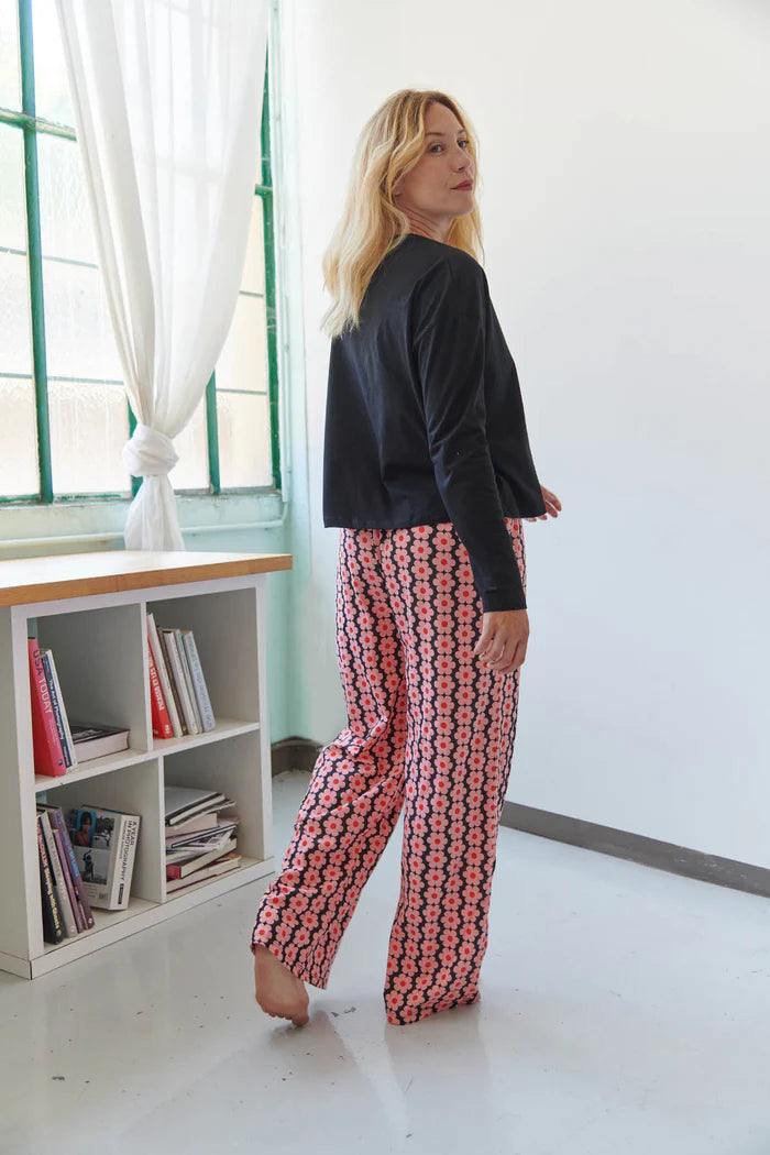 Pyjama Long en coton bio Monique