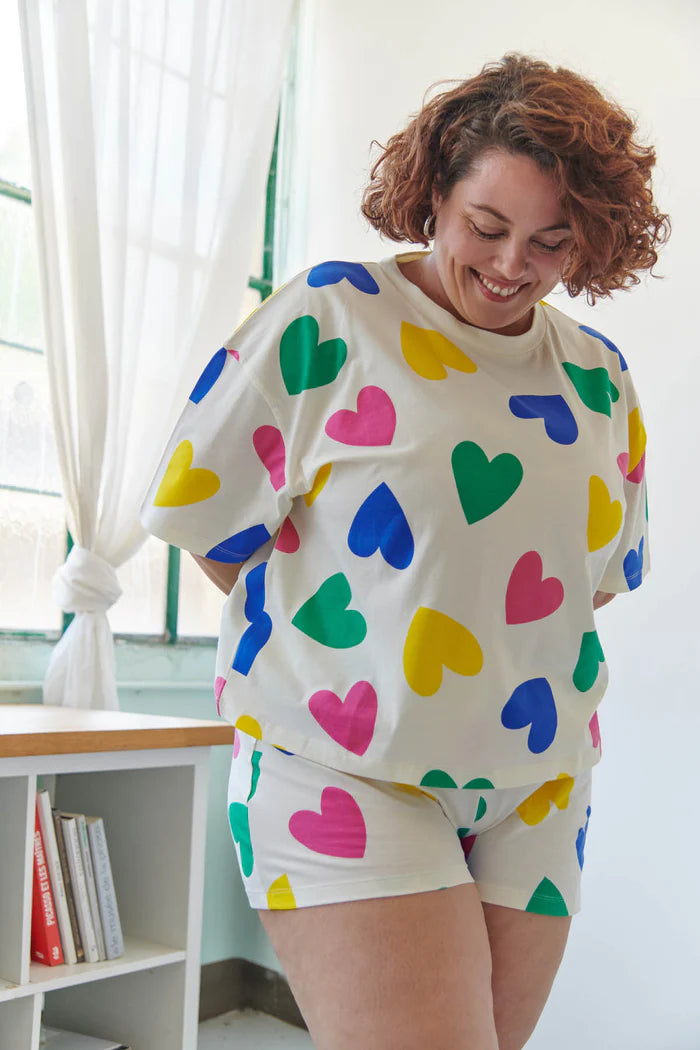 Pyjama court Big Love beige