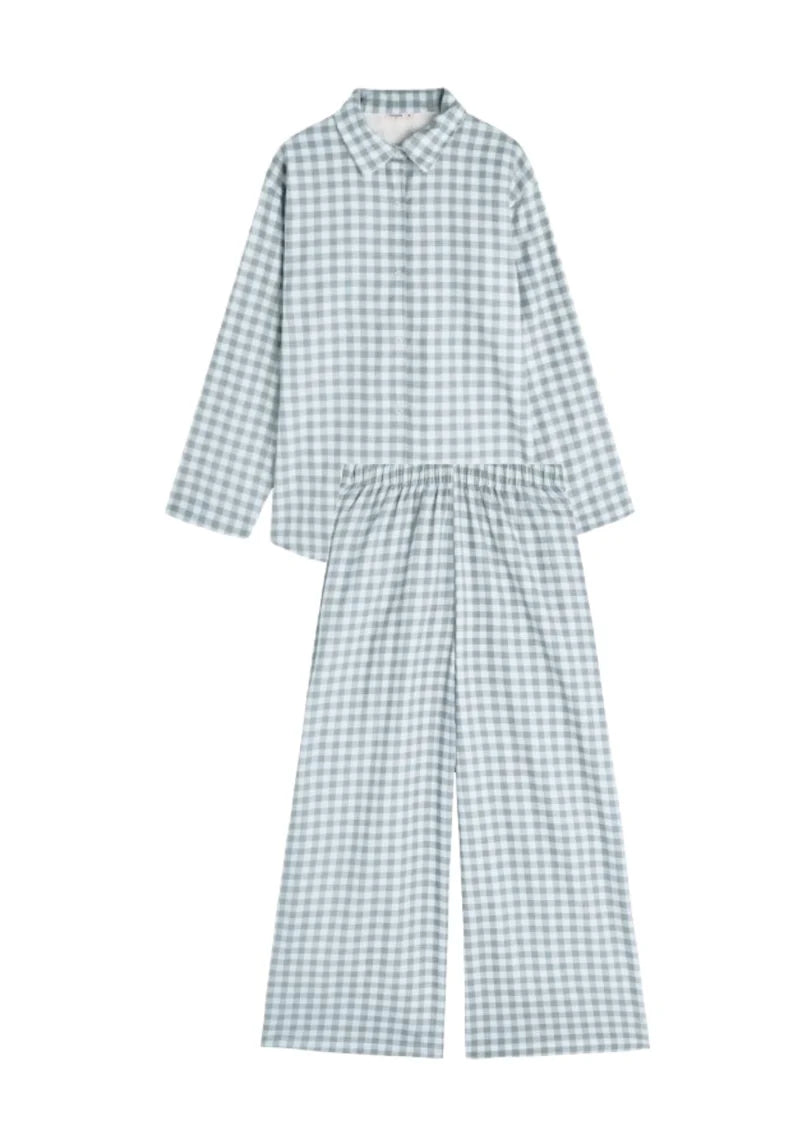 Pyjama en Flanelle Vert