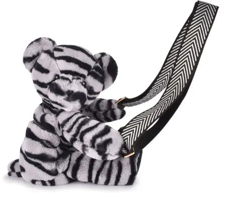 Sac Doudou Ours Zebré