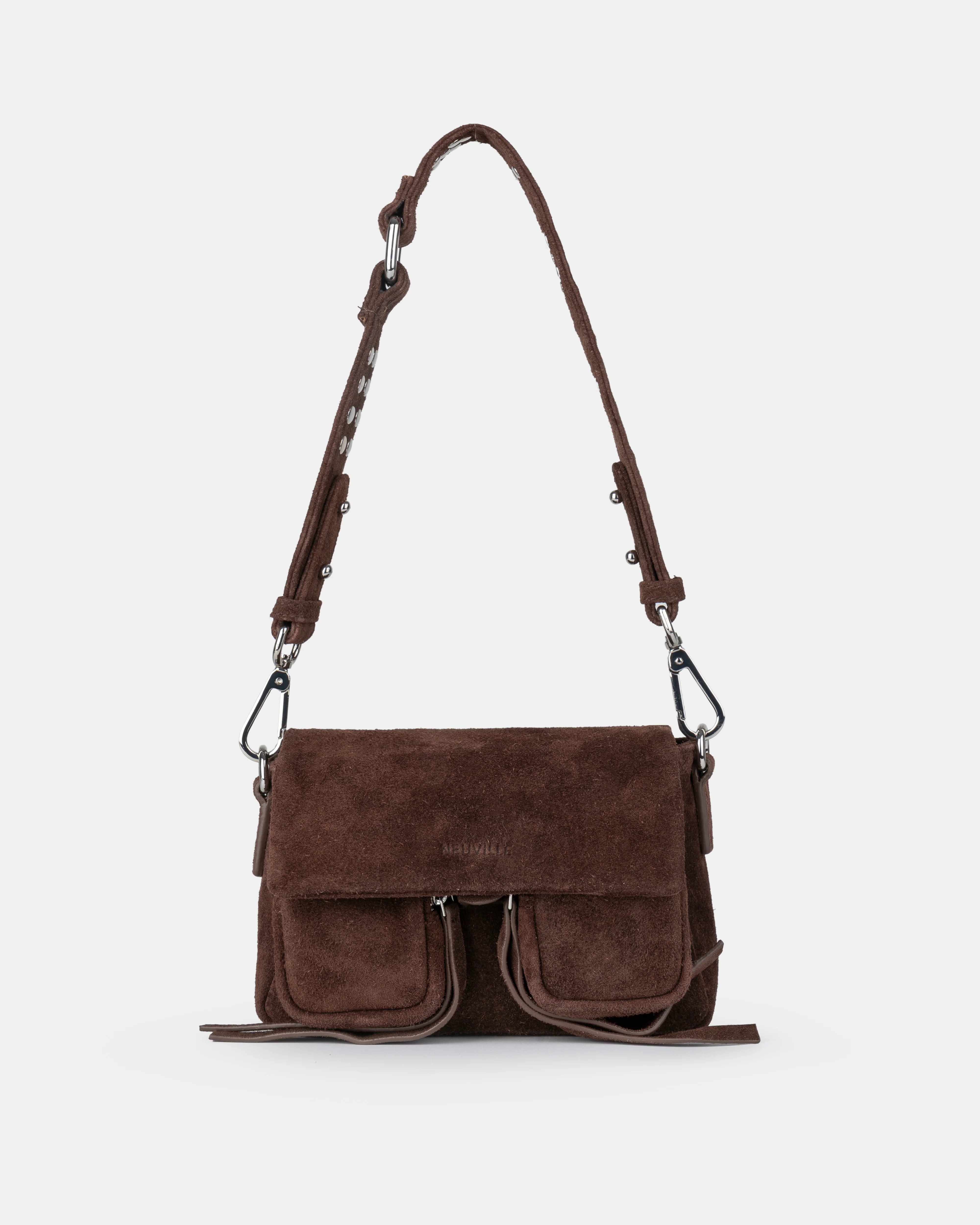 Mini Max Suede Bruine Tas