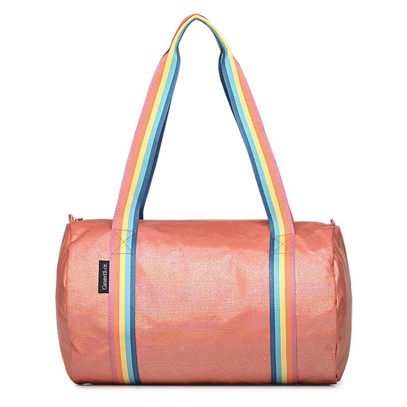 Coral Iridescent Polochon Bag Caramel Cie