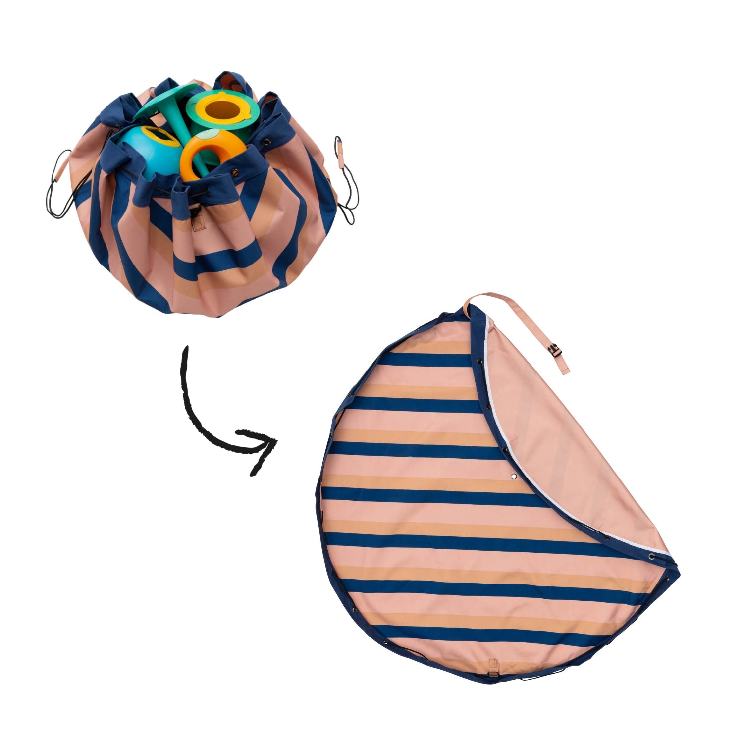 Mokka Stripes Outdoor Storage Bag