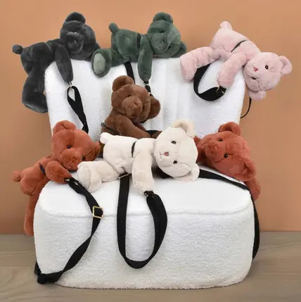 Sac Doudou Ours Terracotta