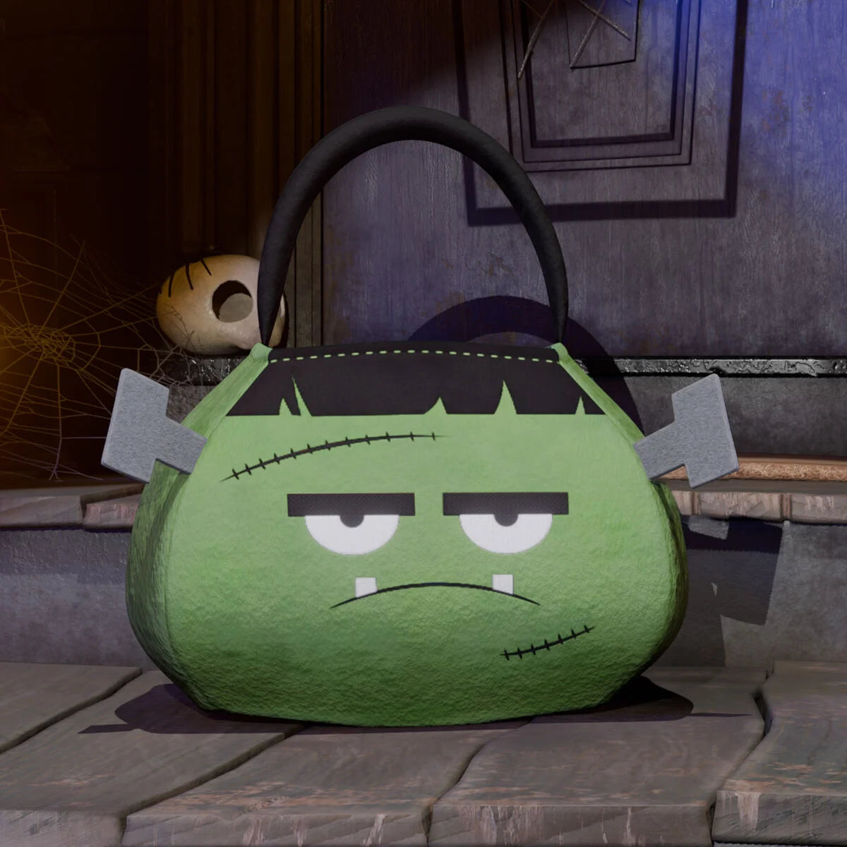 Sac pour Halloween « un Bonbon ou un Sort ? » Frankenstein - Trick or Treat