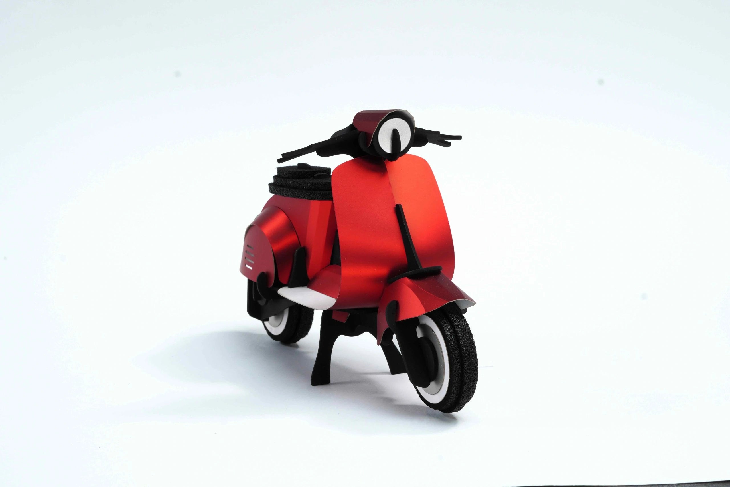 Scooter Vintage Scooter - Rouge métal