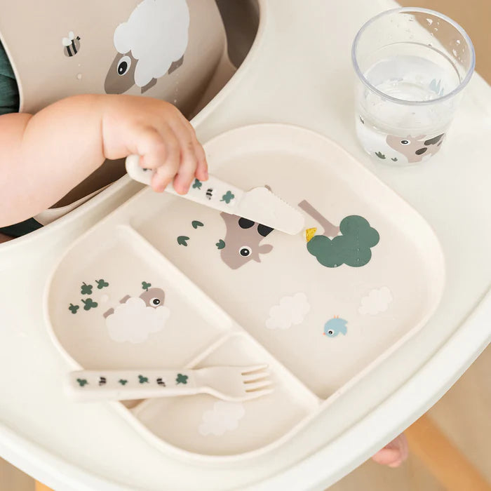 Set de 3 couverts - Foodie Tiny farm - Sable