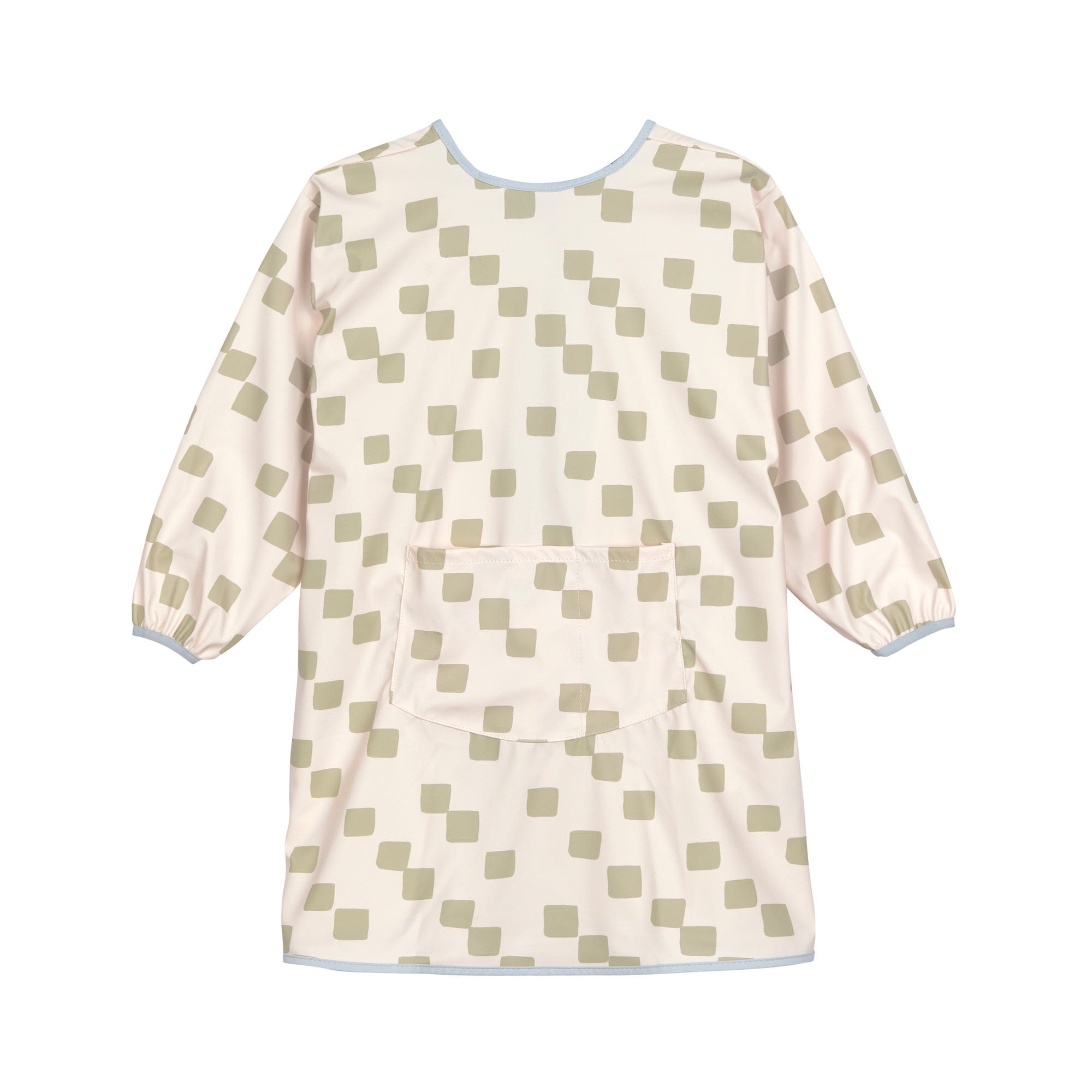 Tablier manches longues Happy Fruits - kaki clair